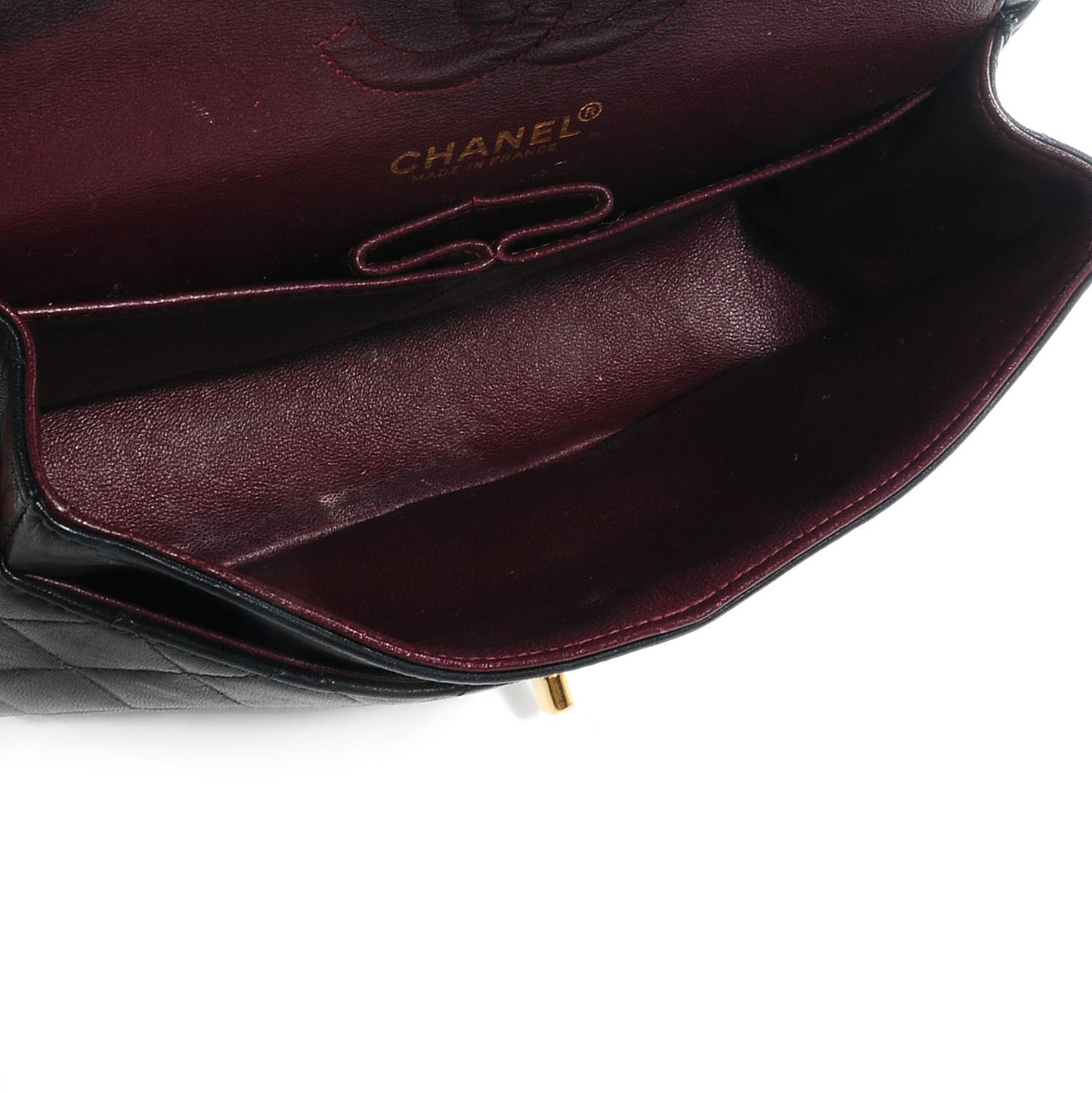 Lambskin Small Double Flap Navy