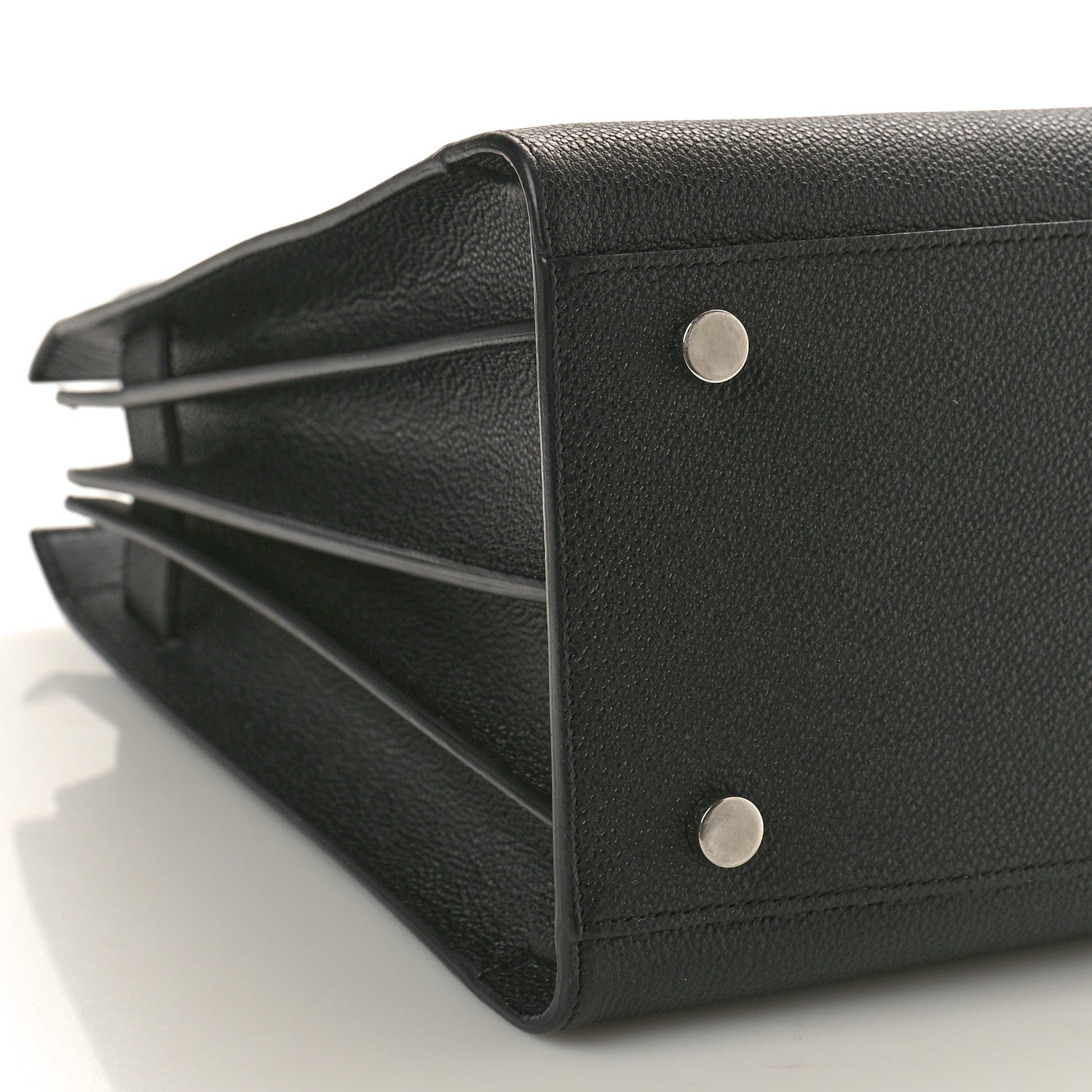 Saint Laurent Grained Calfskin Small Sac De Jour Black 10 of 11