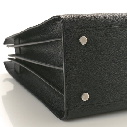 Saint Laurent Grained Calfskin Small Sac De Jour Black 10 of 11