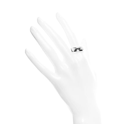 Tiffany Sterling Silver 1837 Band Ring 55 7.25 2 of 5