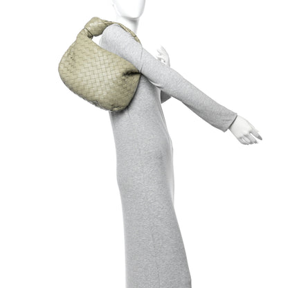 Bottega Veneta Nappa Intrecciato Teen Jodie Hobo Travertine 2 of 14