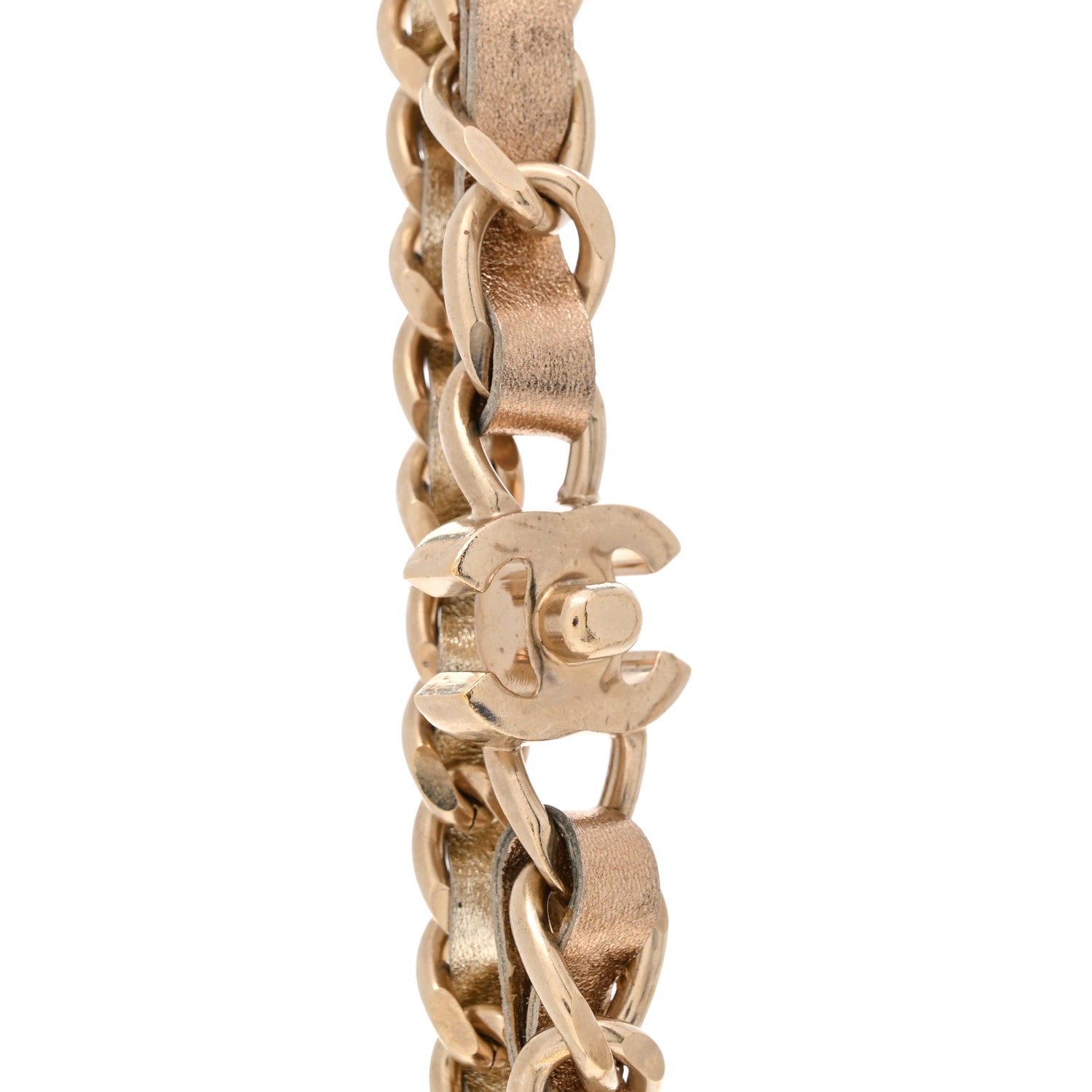 Chanel Lambskin CC Turnlock Long Necklace Gold 5 of 5