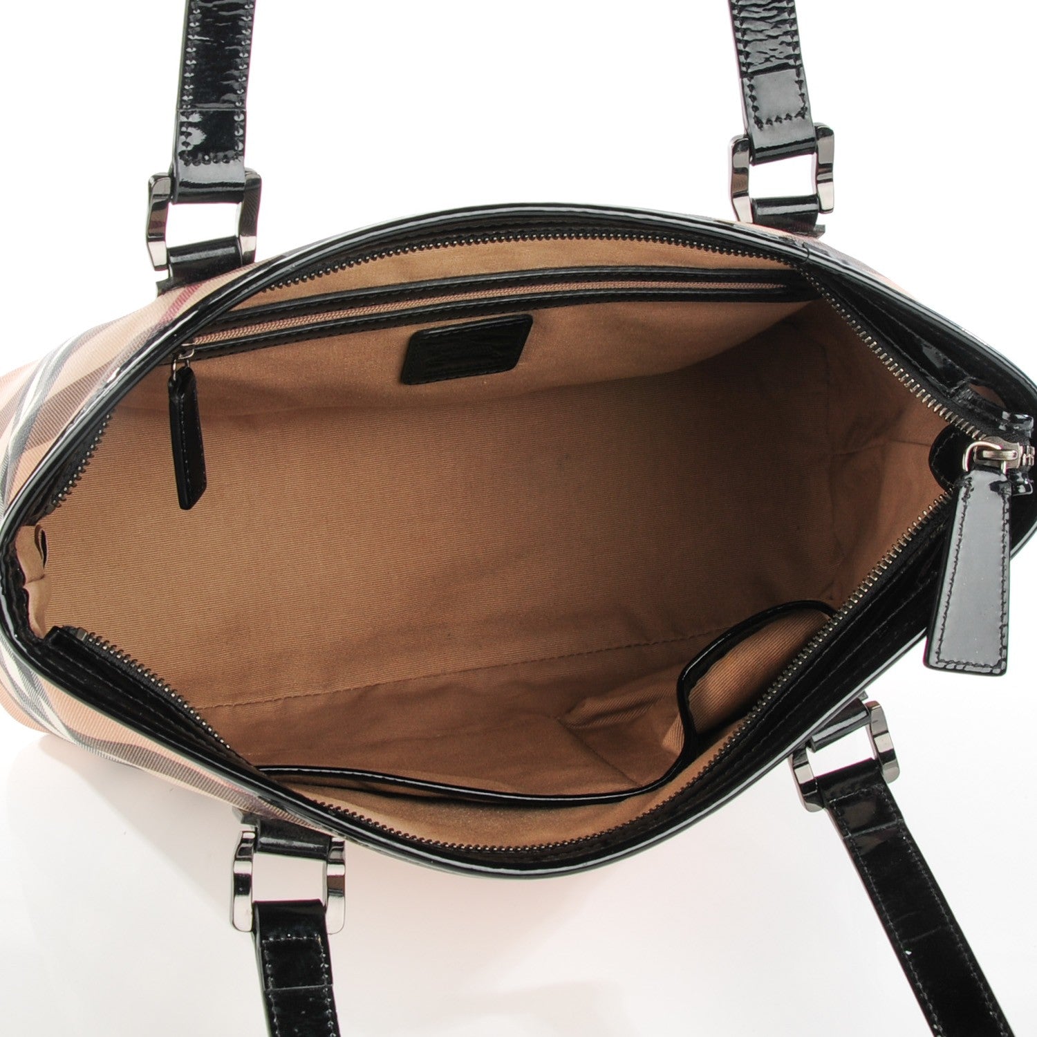 Burberry Nova Check Medium Tote Black 5 of 9