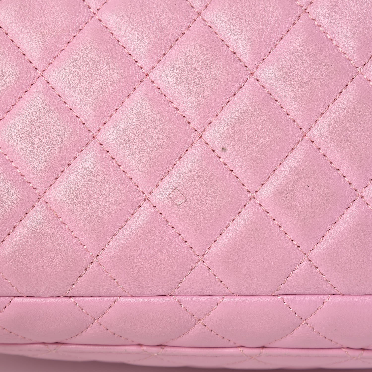 Chanel Calfskin Quilted Large Cambon Bowler Pink 19 of 20