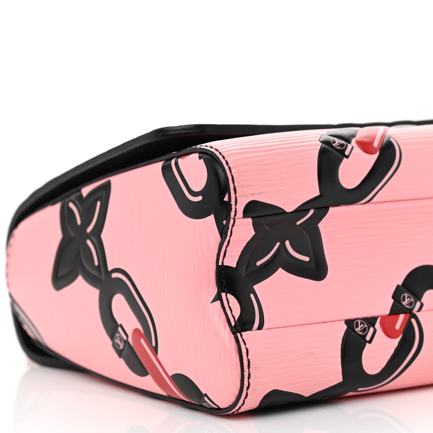 Louis Vuitton Epi Chain Flower Twist Shoulder Bag MM Pink 10 of 12
