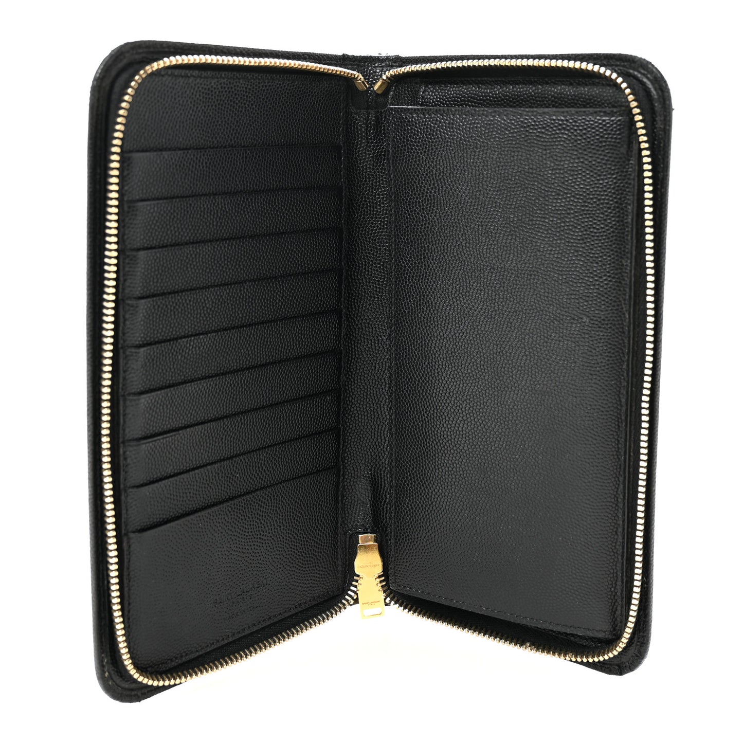 Grain De Poudre Zip Around Travel Wallet Black