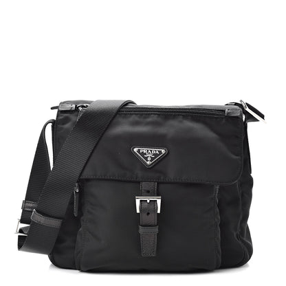 Prada Nylon Vela Messenger Black 1 of 11