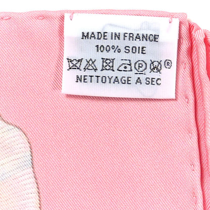 Hermes Silk Tulipomanie Scarf 90 Rose Malabar Violet 3 of 5