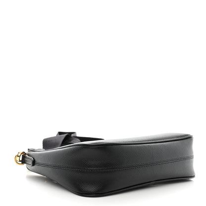 Prada Saffiano Lux Re-Edition 2005 Shoulder Bag Black 4 of 12