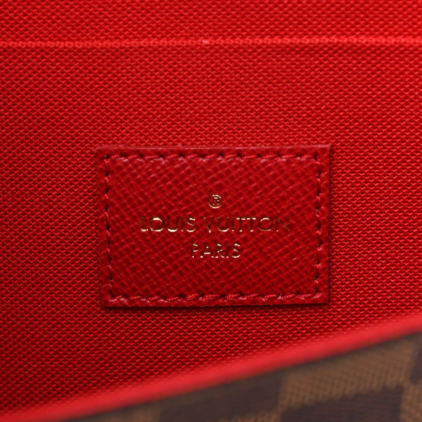 Damier Ebene Pochette Felicie Chain Wallet