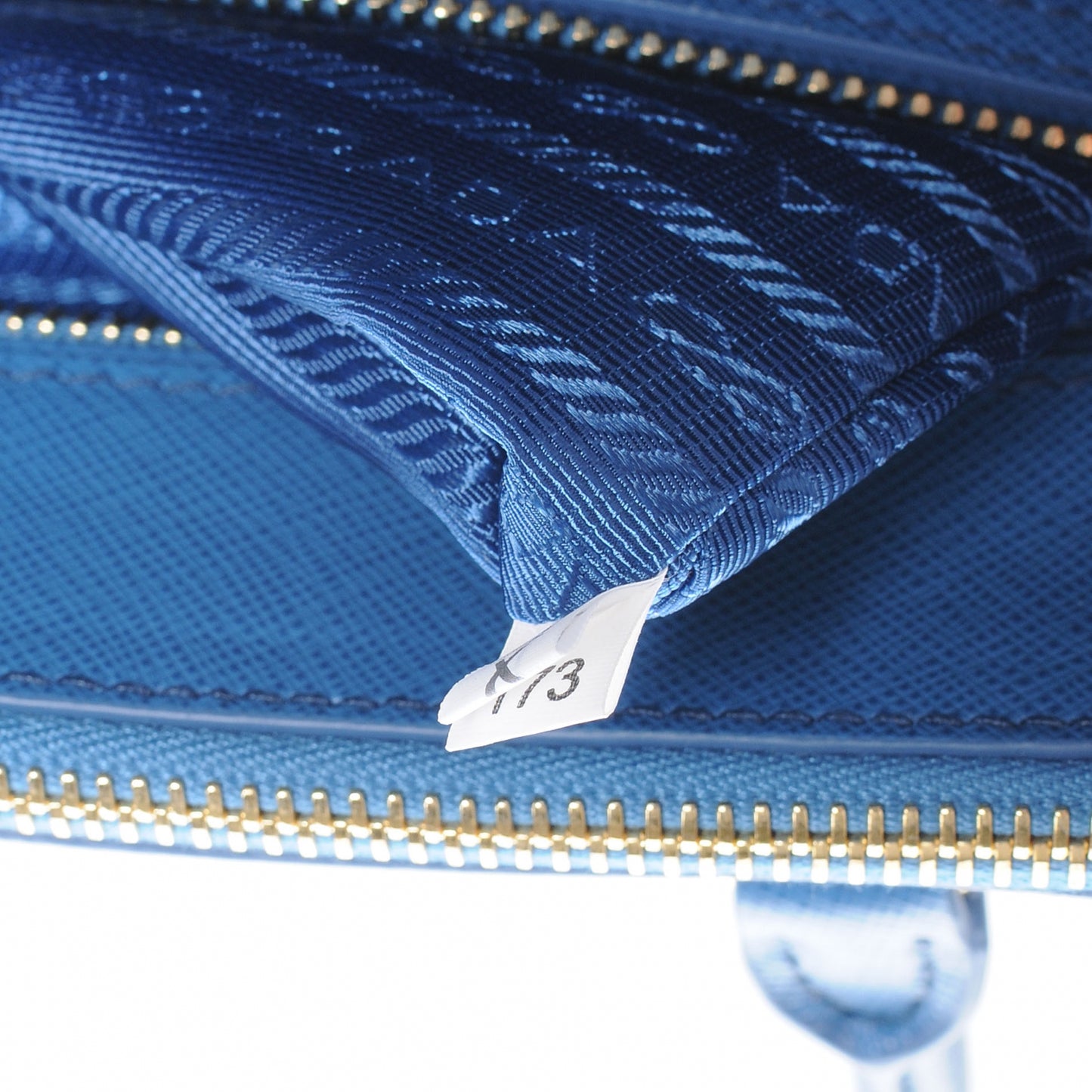Saffiano Lux Small Tote BN1801 Cobalto