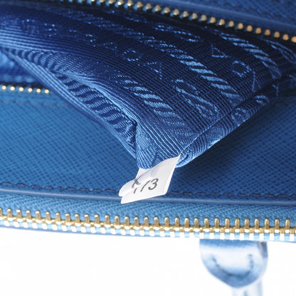 Prada Saffiano Lux Small Tote BN1801 Cobalto 9 of 9