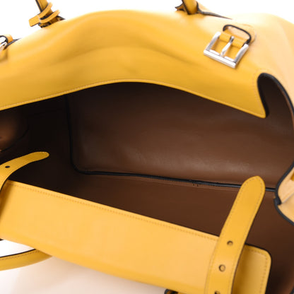 Prada City Calf Buckle Tote Soleil 5 of 9