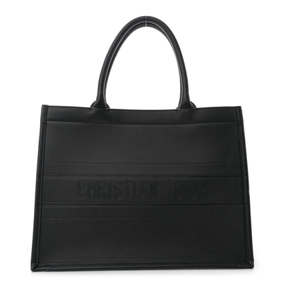 Christian Dior Calfskin Embossed Medium Book Tote Black 1 of 11
