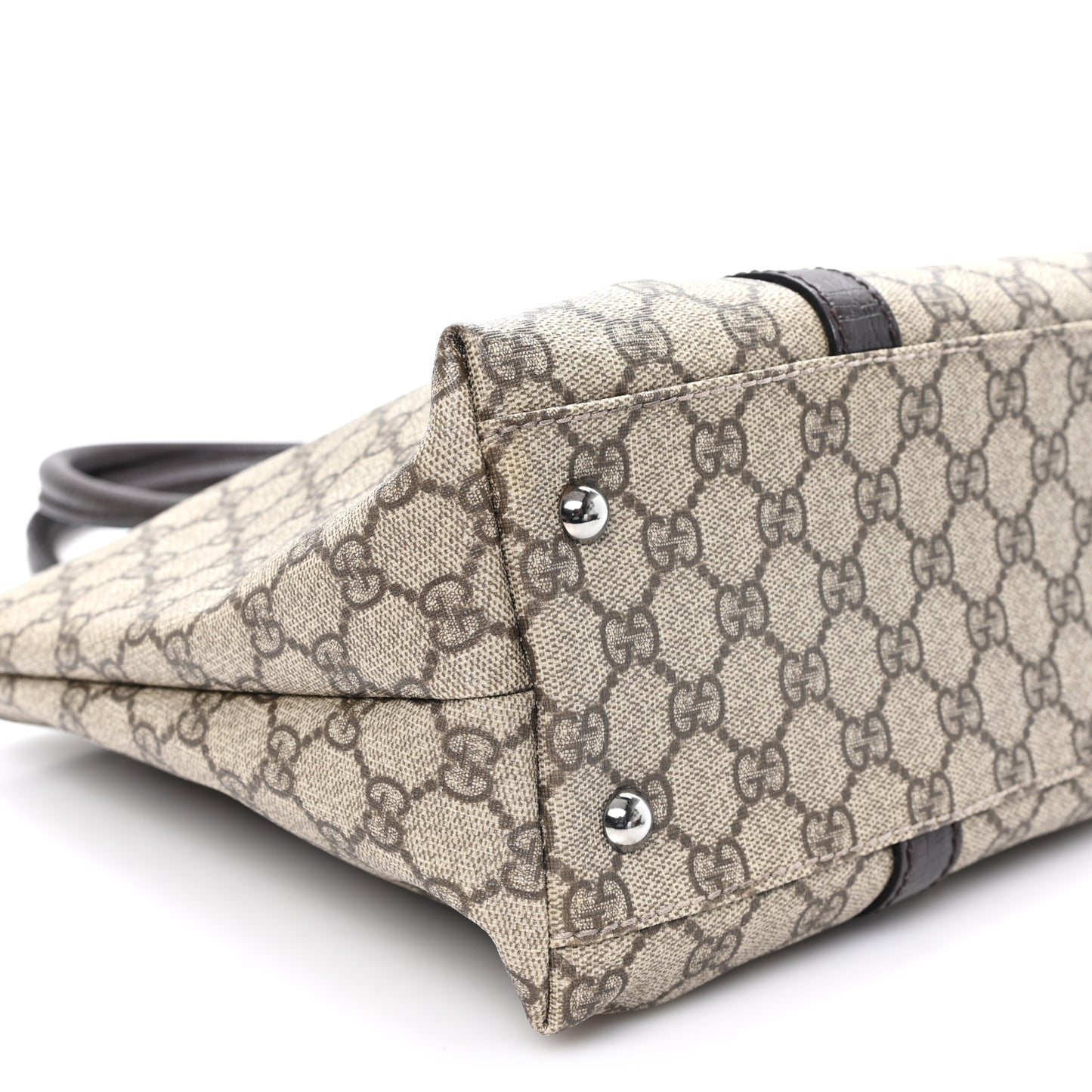 GG Plus Monogram Medium Joy Tote Dark Brown