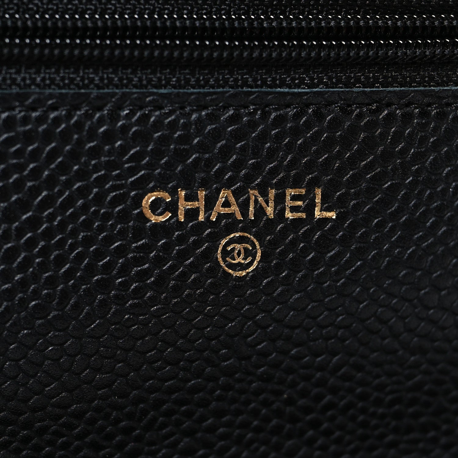 Chanel Caviar Quilted Wallet on Chain WOC Black 6 of 12