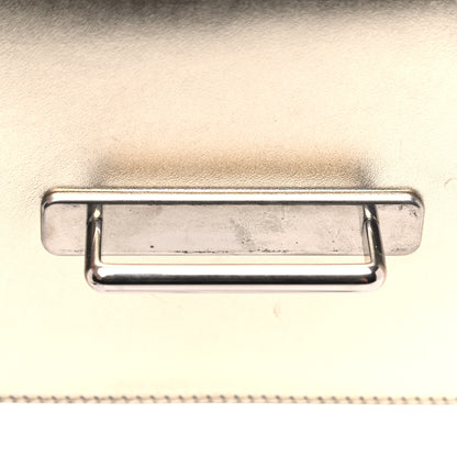 Prada Metallic City Calf Saffiano Cahier Bag Pirite Black 11 of 13