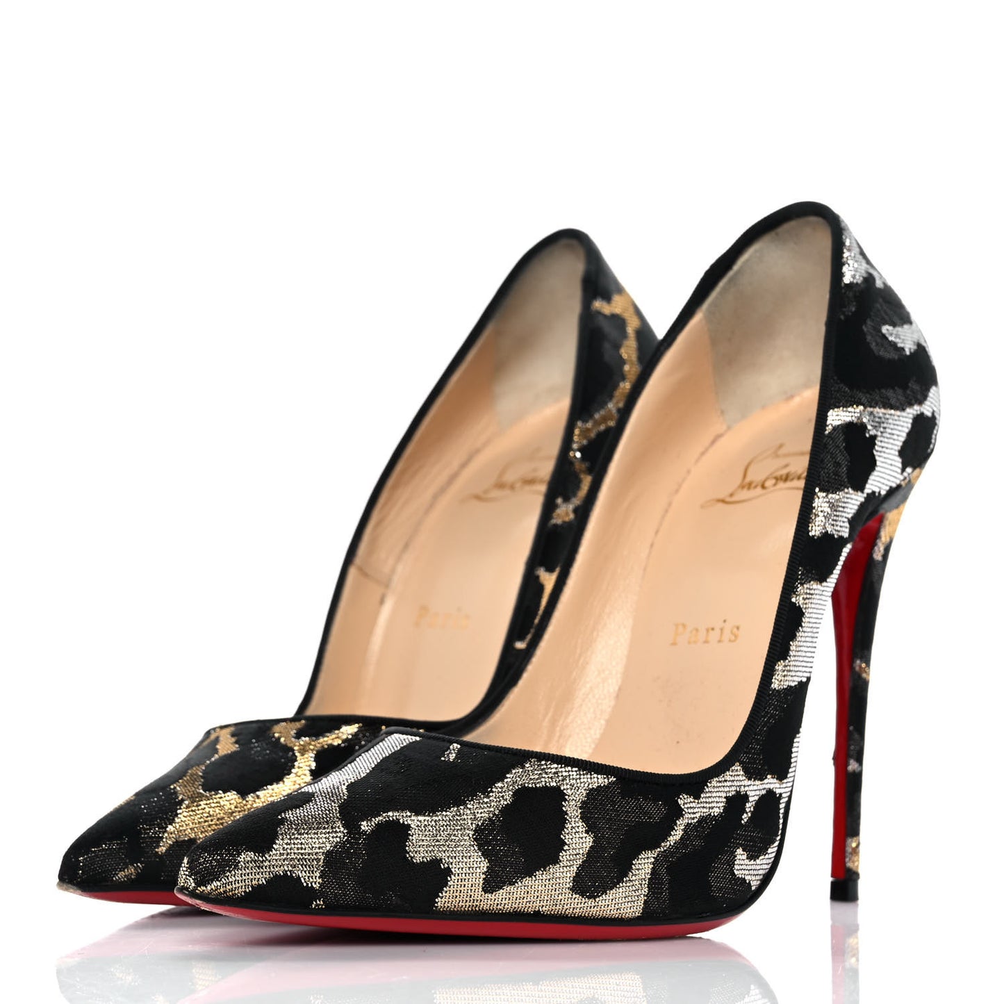 Lurex Feline So Kate 120 Pumps 37.5 Black Gold