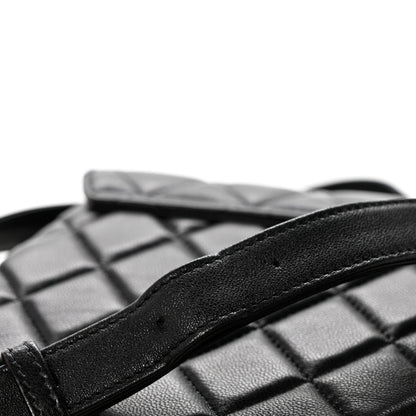 Chanel Lambskin Quilted Crossbody Flap Black 13 of 14