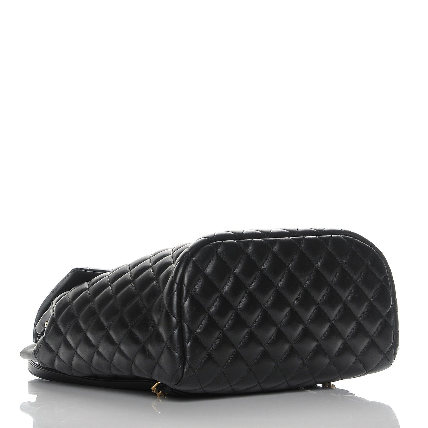 Lambskin Quilted Large Urban Spirit Backpack Black