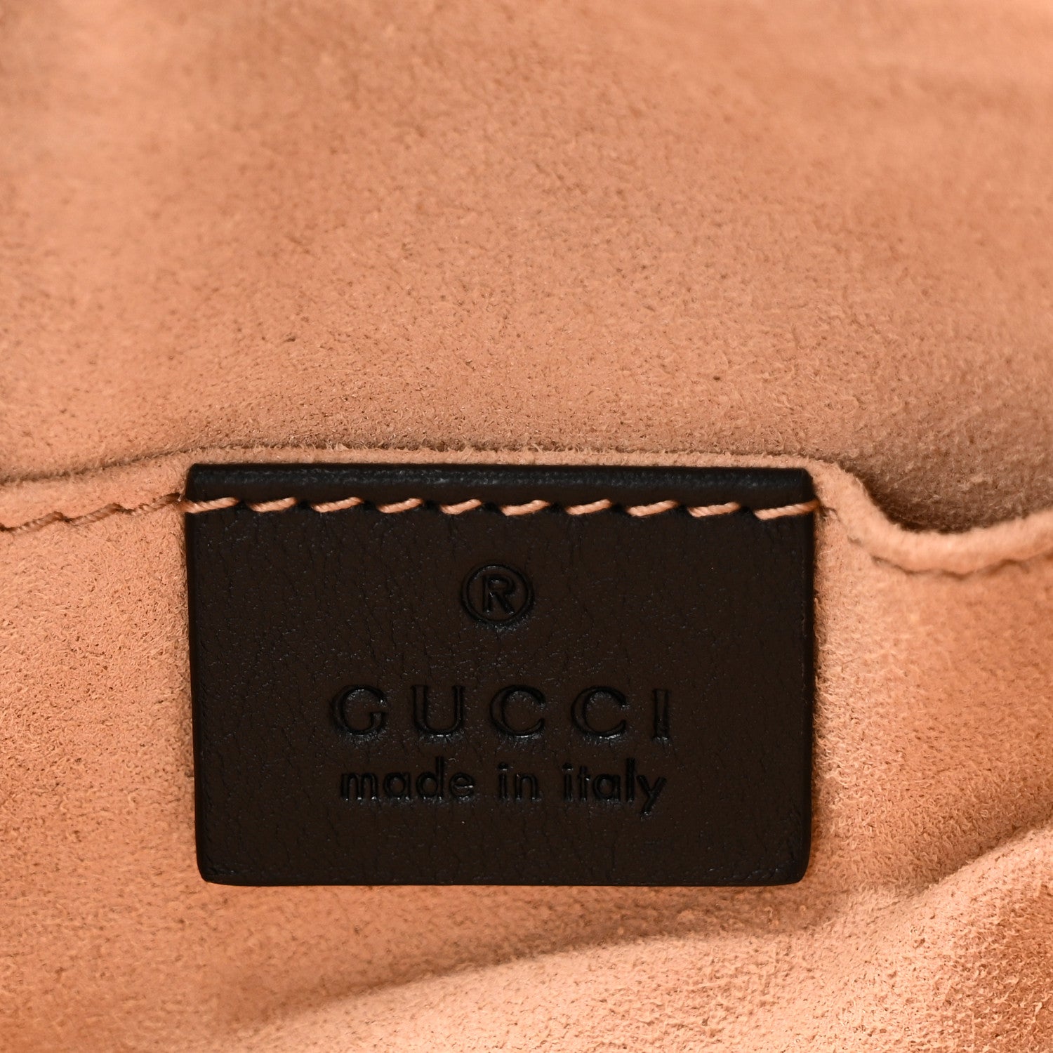 Gucci Calfskin Matelasse GG Marmont Belt Bag 85 34 Black 6 of 12