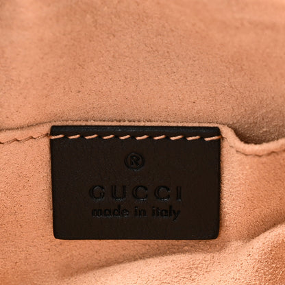 Gucci Calfskin Matelasse GG Marmont Belt Bag 85 34 Black 6 of 12