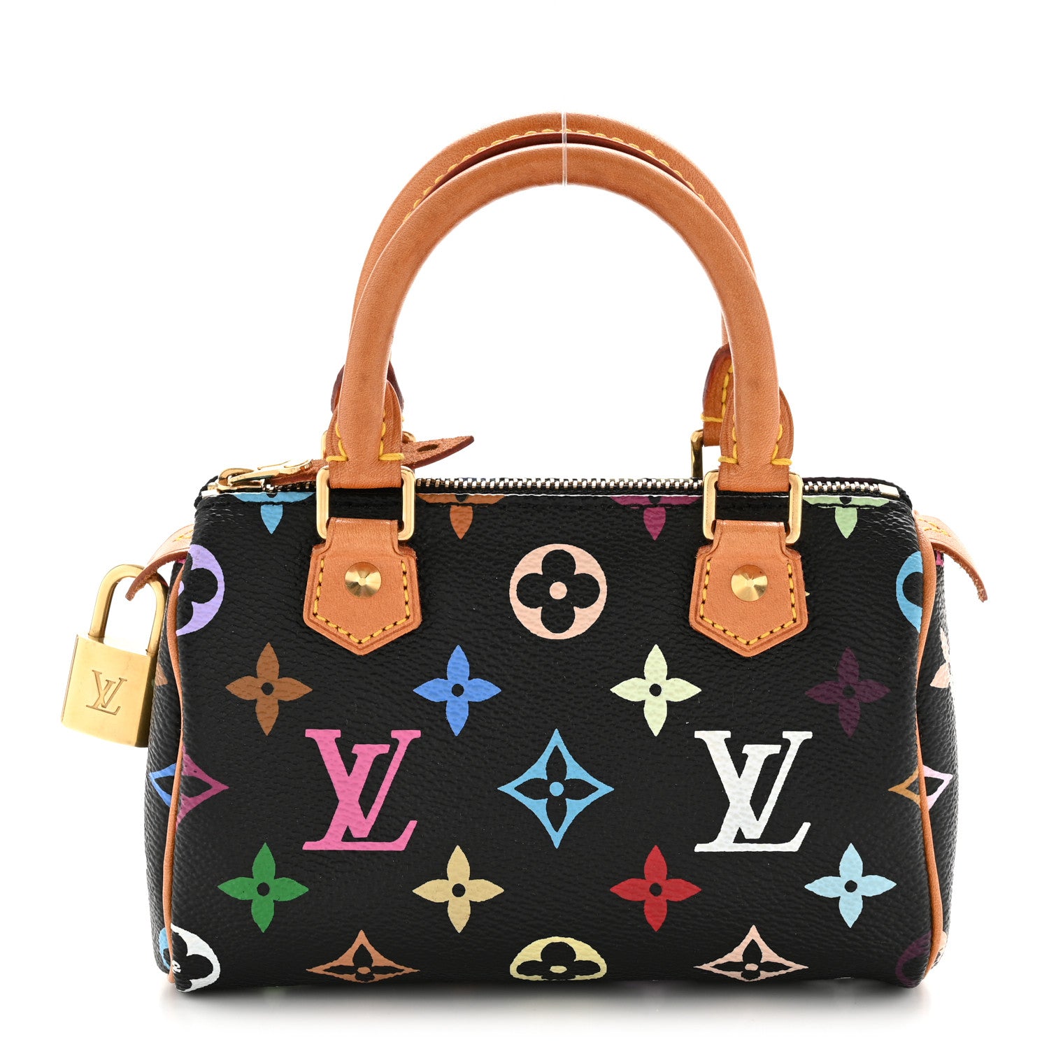Louis Vuitton Monogram Multicolor Mini Sac HL Speedy Black 1 of 13