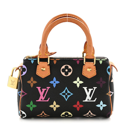 Louis Vuitton Monogram Multicolor Mini Sac HL Speedy Black 1 of 13