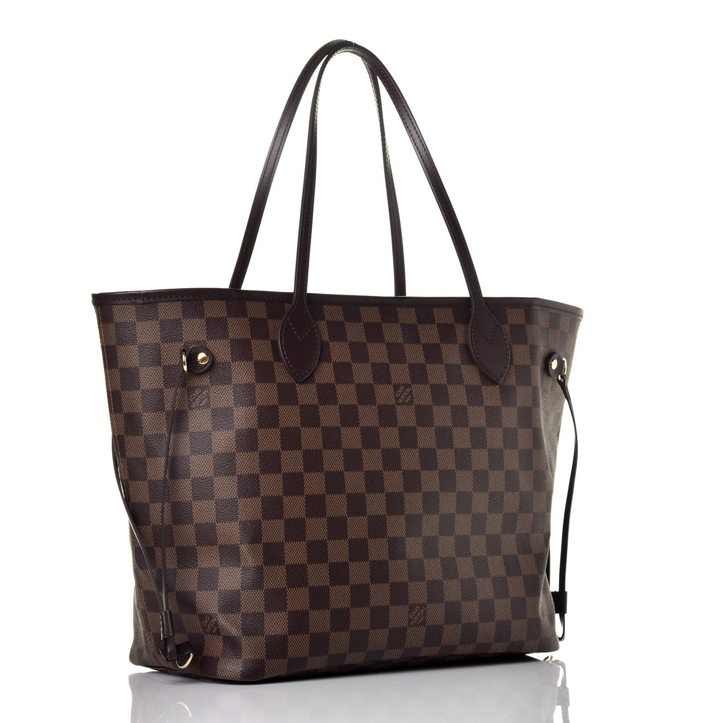 Damier Ebene Neo Neverfull MM Rose Ballerine