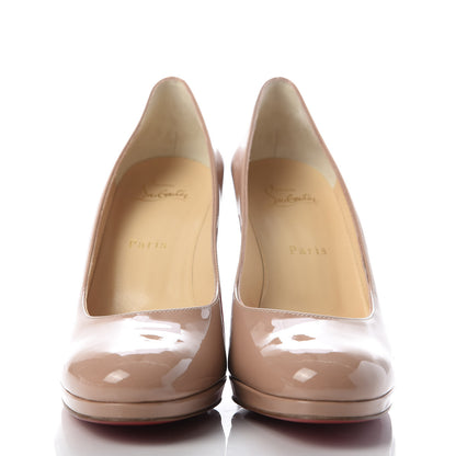 Christian Louboutin Patent Kabetts 100 Pumps 39 Nude 2 of 9