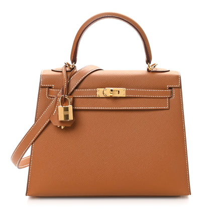 Hermes Epsom Kelly Sellier 25 Gold 1 of 11