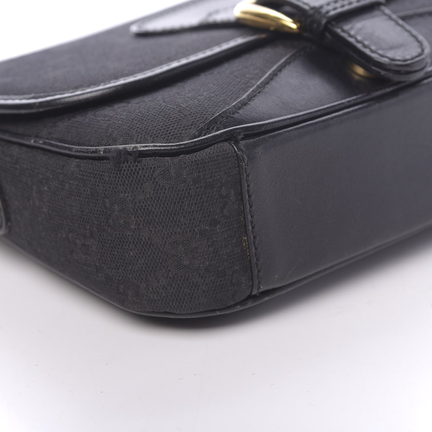 Monogram Shoulder Bag Black