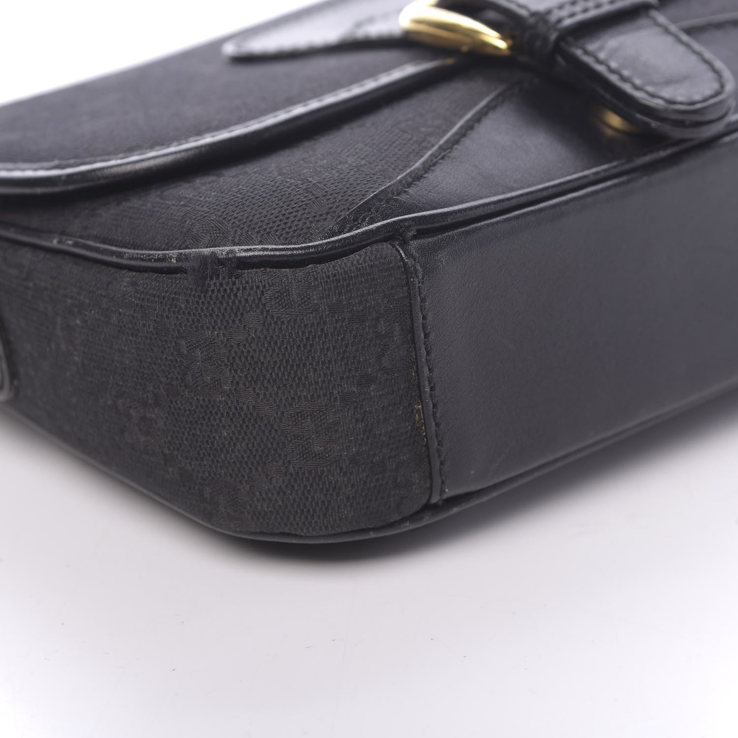 Gucci Monogram Shoulder Bag Black 8 of 15