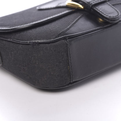 Gucci Monogram Shoulder Bag Black 8 of 15
