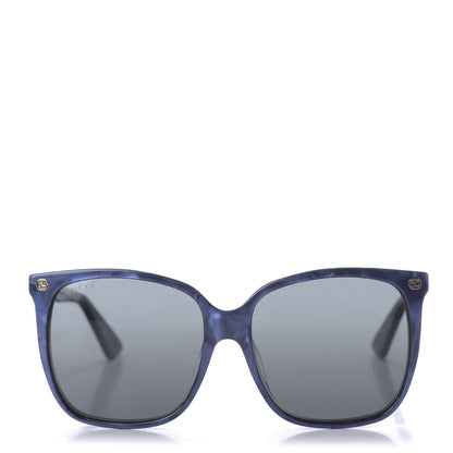 Gucci Acetate GG Sunglasses GG0022/SA Blue Grey 2 of 8