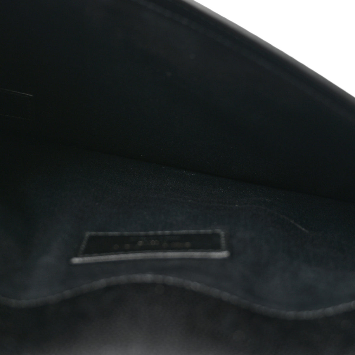 Saint Laurent Grain De Poudre Monogram Uptown Pouch Black 5 of 8