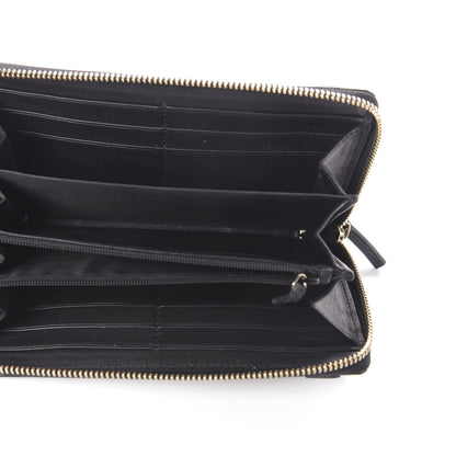 Gucci Patent Microguccissima Nice Zip Around Wallet Black 5 of 6