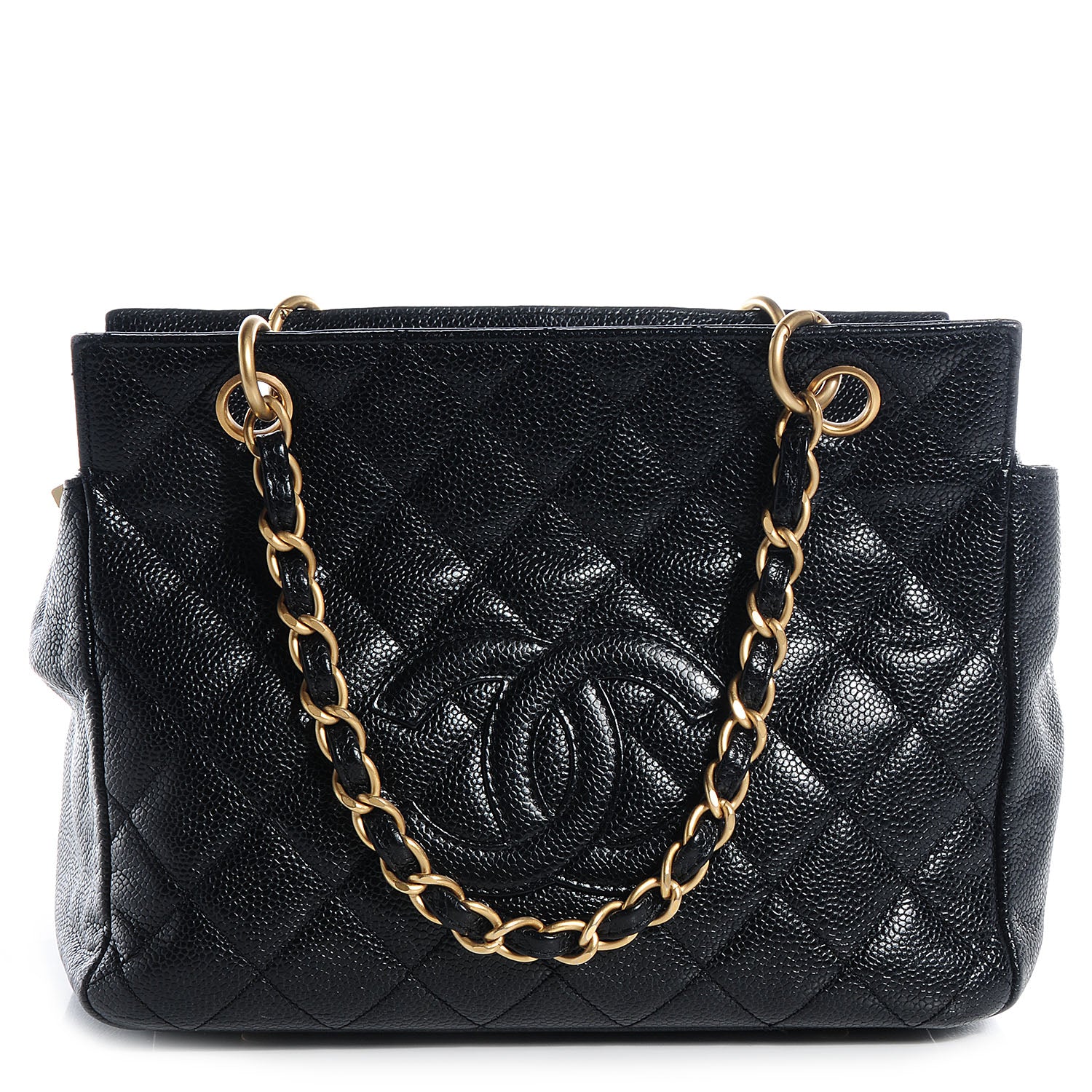 Chanel Caviar Quilted Petit Timeless Tote PTT Black 1 of 10