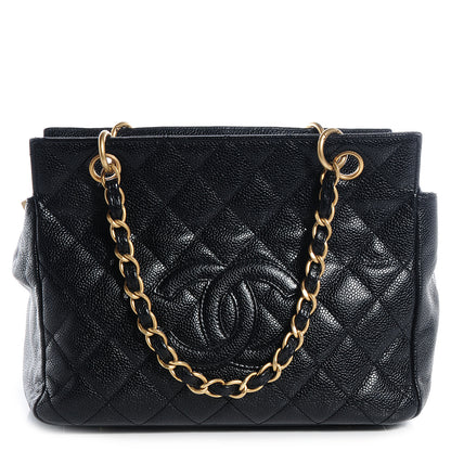 Chanel Caviar Quilted Petit Timeless Tote PTT Black 1 of 10