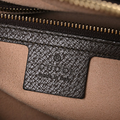 Gucci GG Supreme Monogram Web Small Ophidia Top Handle Shoulder Bag Brown 6 of 10