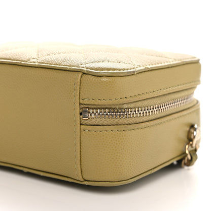 Chanel Caviar Quilted Camera Bag Green 10 of 12