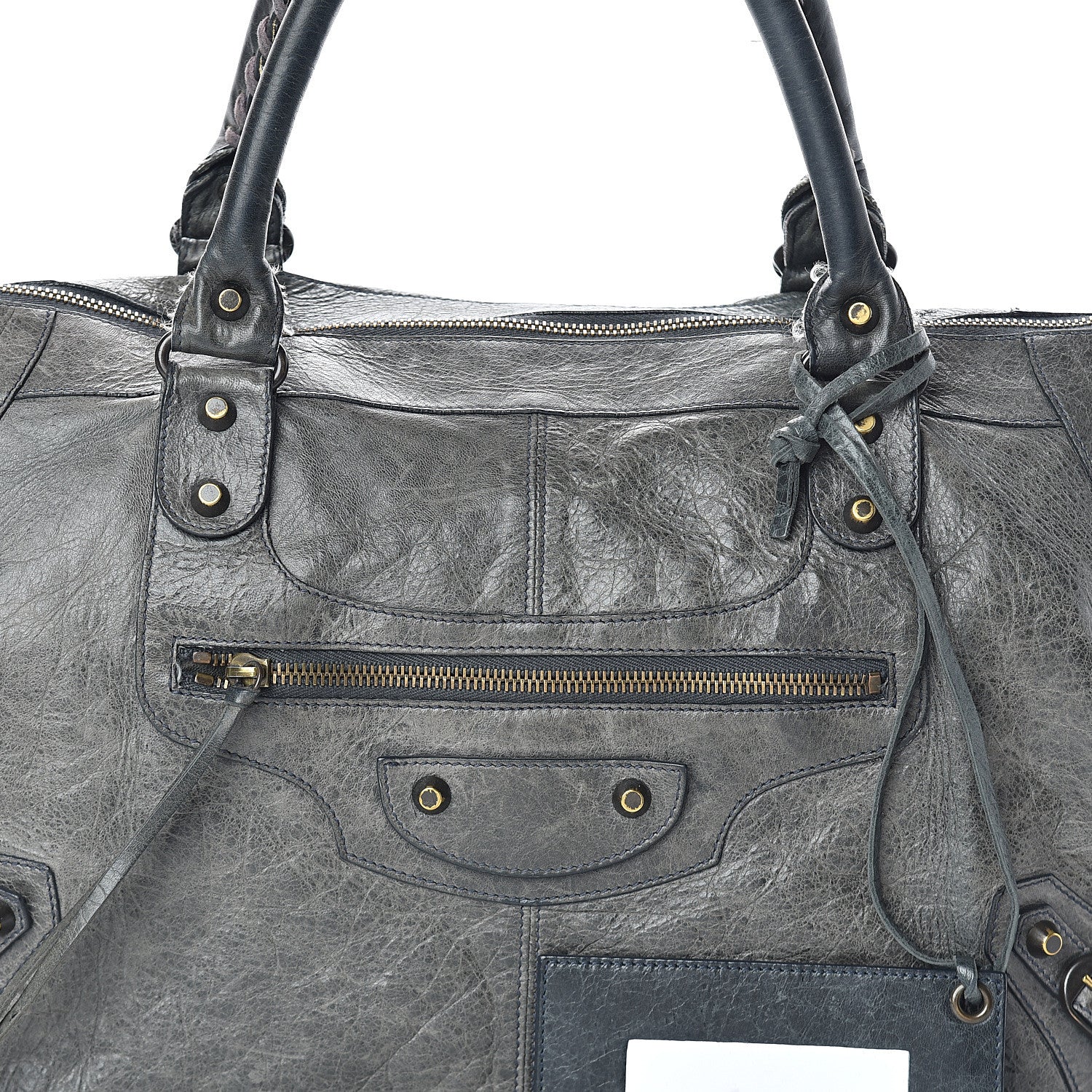 Balenciaga Agneau Classic Hardware Work Anthracite 6 of 8
