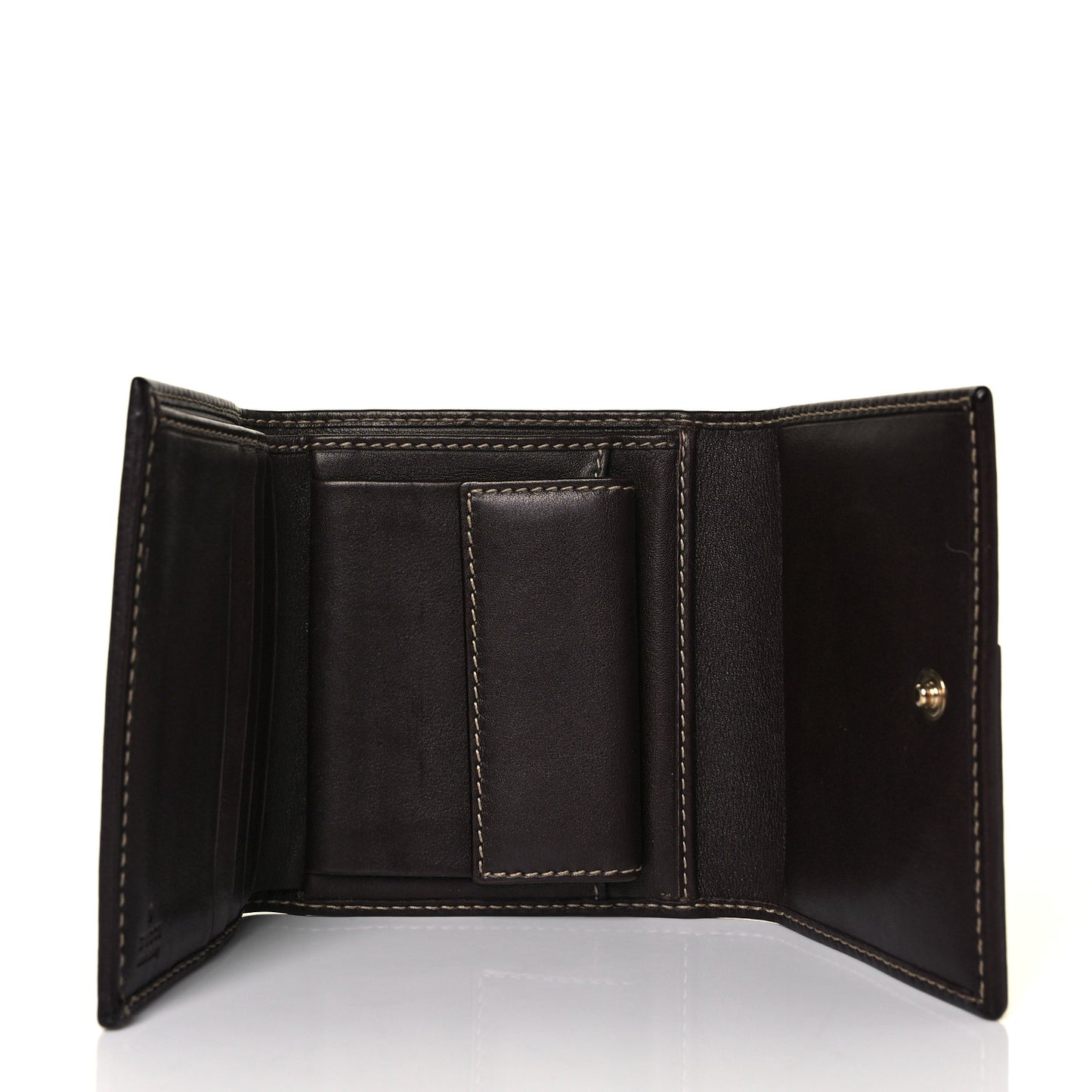 Monogram New Britt French Wallet Dark Brown