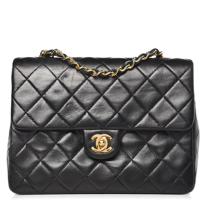 Chanel Lambskin Quilted Small Flap Black 1 of 8