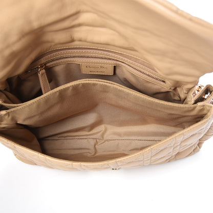 Christian Dior Lambskin Cannage New Lock Flap Beige 9 of 10