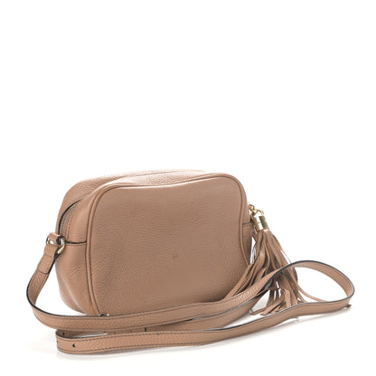 Gucci Pebbled Calfskin Small Soho Disco Bag Camelia 3 of 11