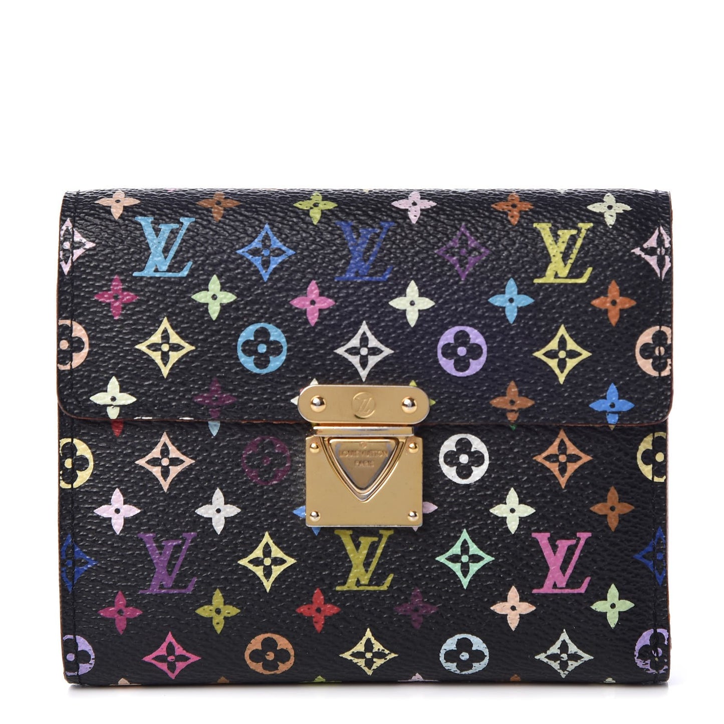 Monogram Multicolor Koala Wallet Black