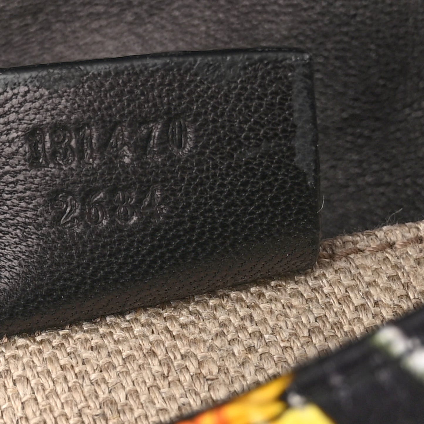 Satin Lizard Flora Floral Horsebit Clutch Black