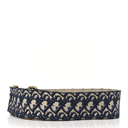 Christian Dior Oblique Shoulder Strap Blue 2 of 6