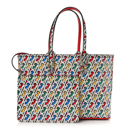 Christian Louboutin Patent Calfskin Small East West Cabata Tote Multicolor 1 of 9